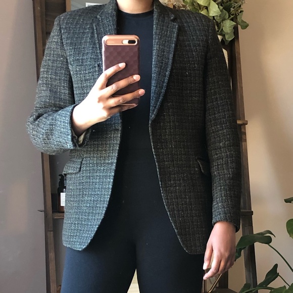 SOLD Pure Scottish Wool Harris Tweed Blazer - Picture 12 of 13